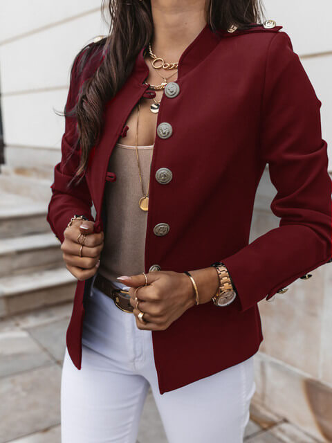 Blazer com Abotoamento