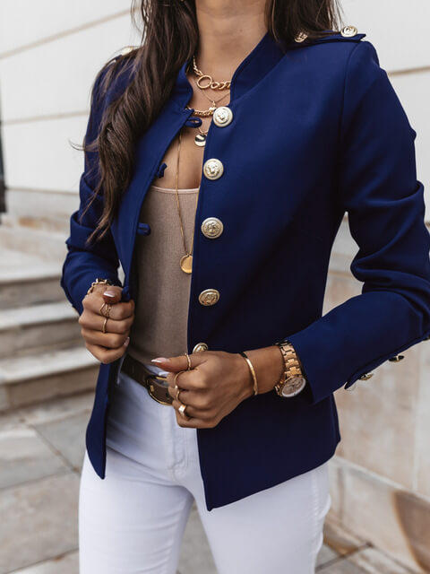 Blazer com Abotoamento
