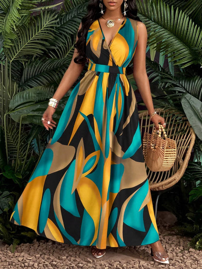 Vestido Longo sem Mangas
