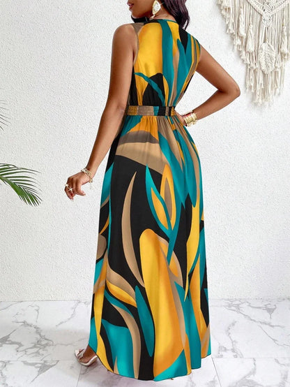 Vestido Longo sem Mangas