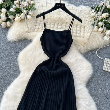 Vestido Longo Plissado