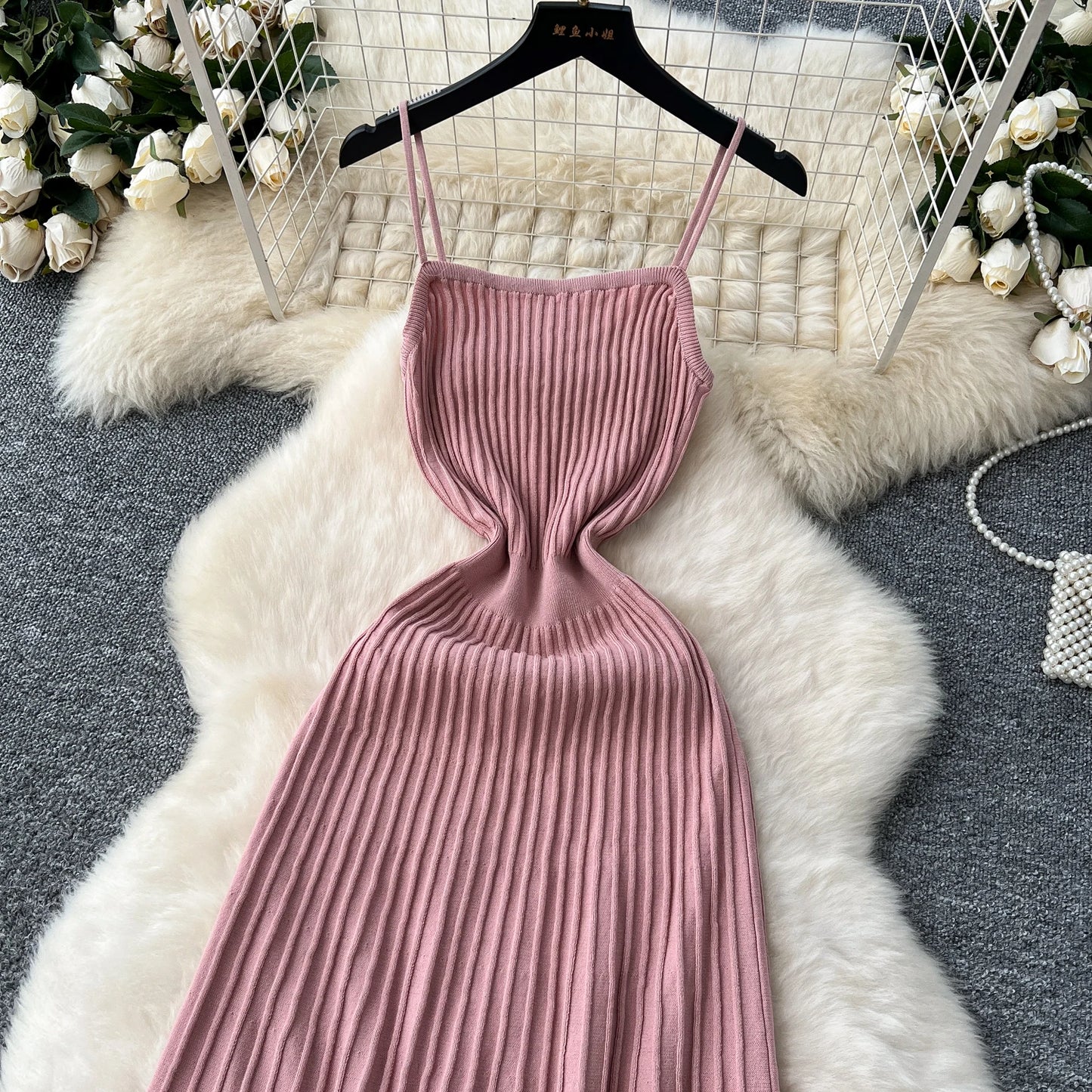 Vestido Longo Plissado