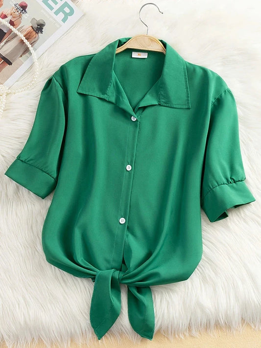 Camisa Manga Curta - Moda Primavera