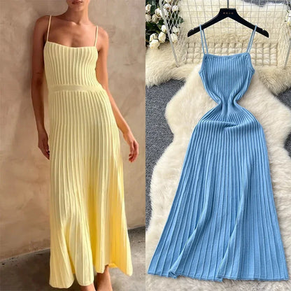 Vestido Longo Plissado