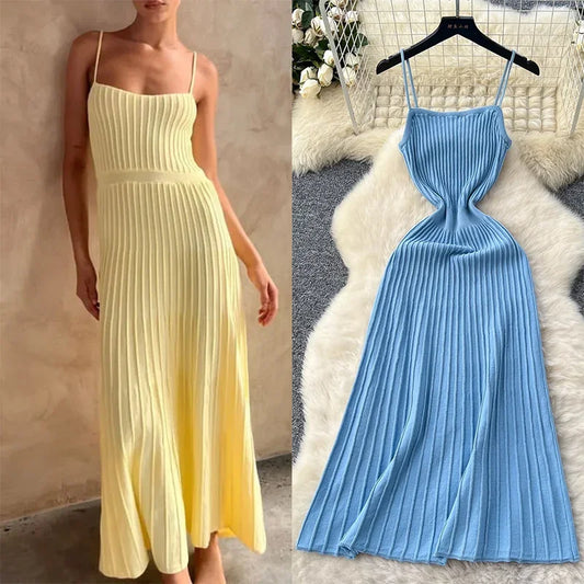 Vestido Longo Plissado